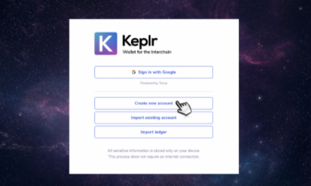 keplr wallet create an account cheqd blog